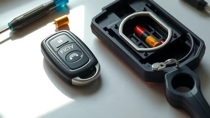 Byta batteri i Volvo nyckel själv